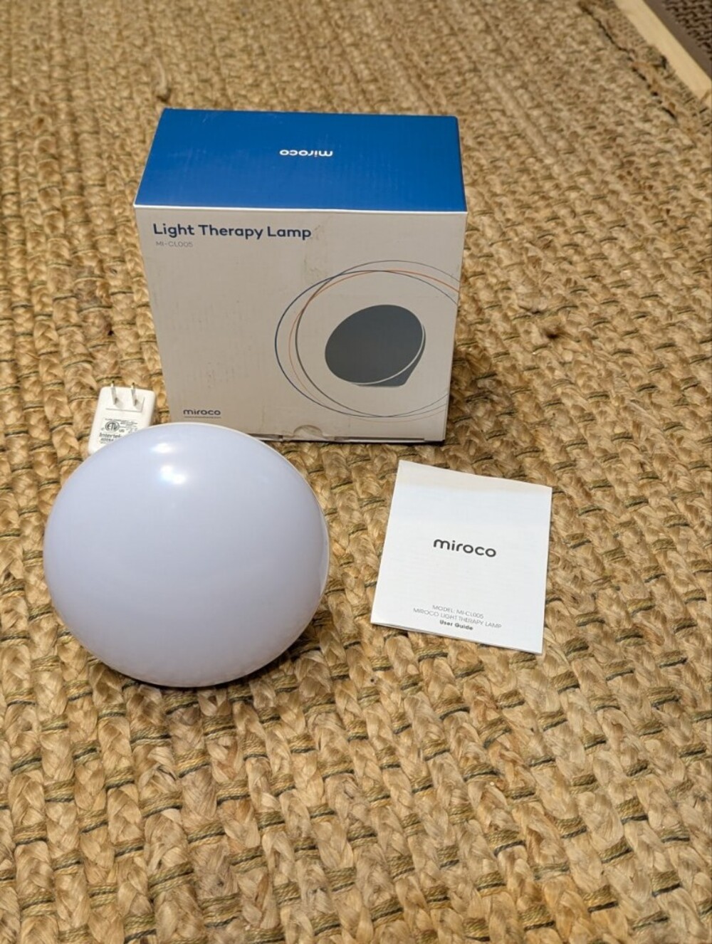 Brand New White Light Therapy Lamp Compact Portable Mood Booster